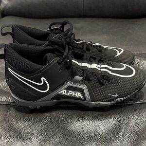 Nike Black Fast Flex Alpha Football Sports Cleats